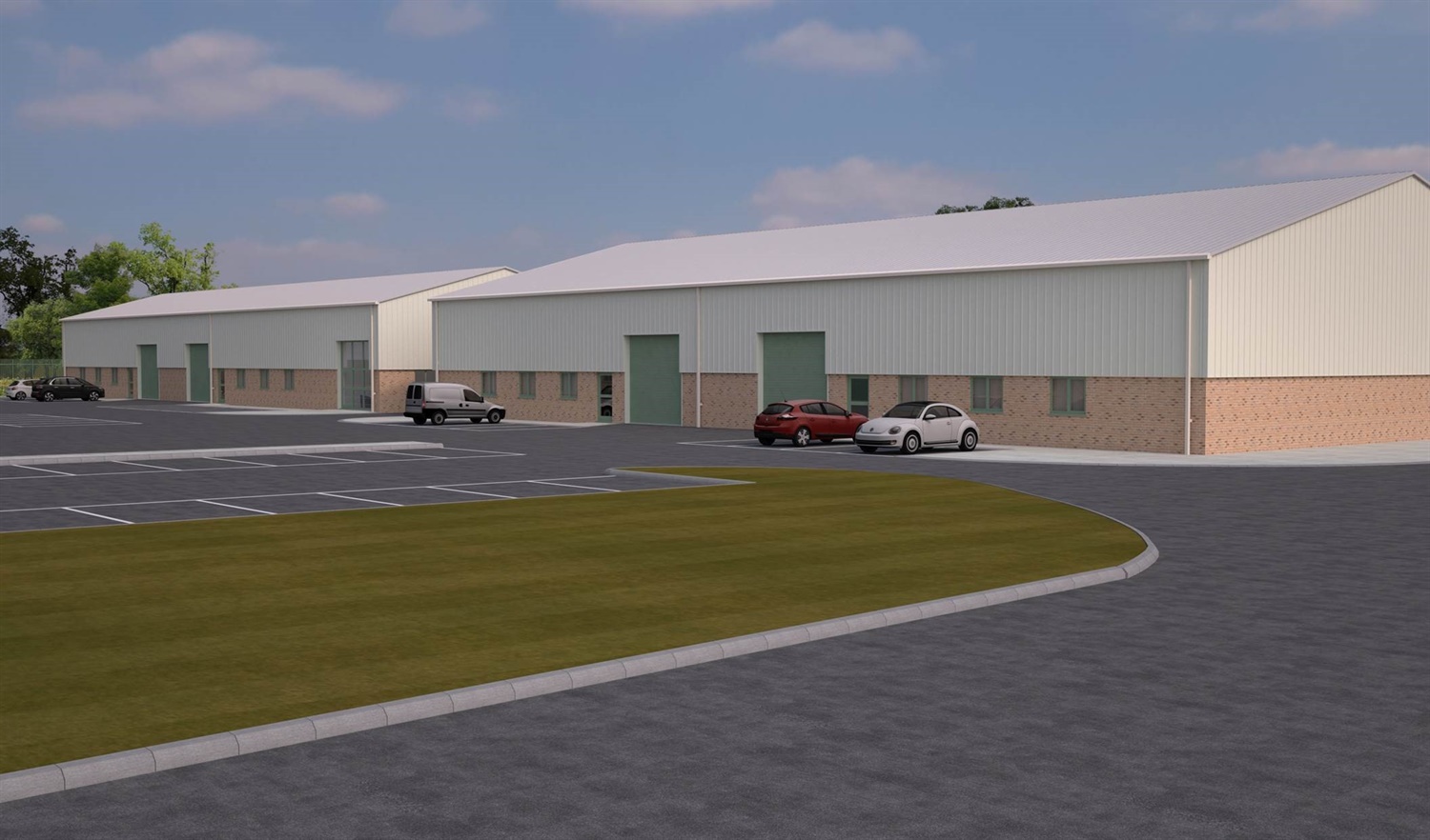 Architect's impression of Healthguard's new building